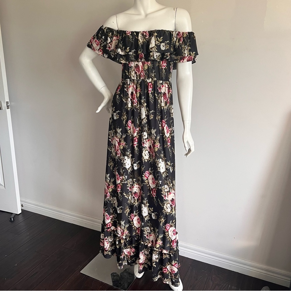 Versatile Long Floral Maxi Dress